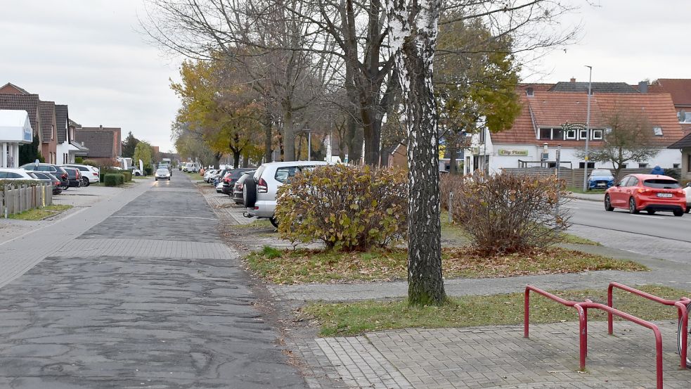 Der nördliche Bereich der Hauptstraße soll zu einer Fahrradstraße werden. Foto: Ammermann