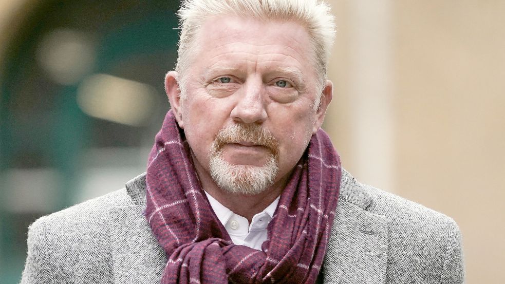 Boris Becker ist am Dienstag 55 Jahre alt geworden. Seinen Geburtstag verbrachte er im Huntercombe-Gefängnis in England. Foto: dpa/Alberto Pezzali