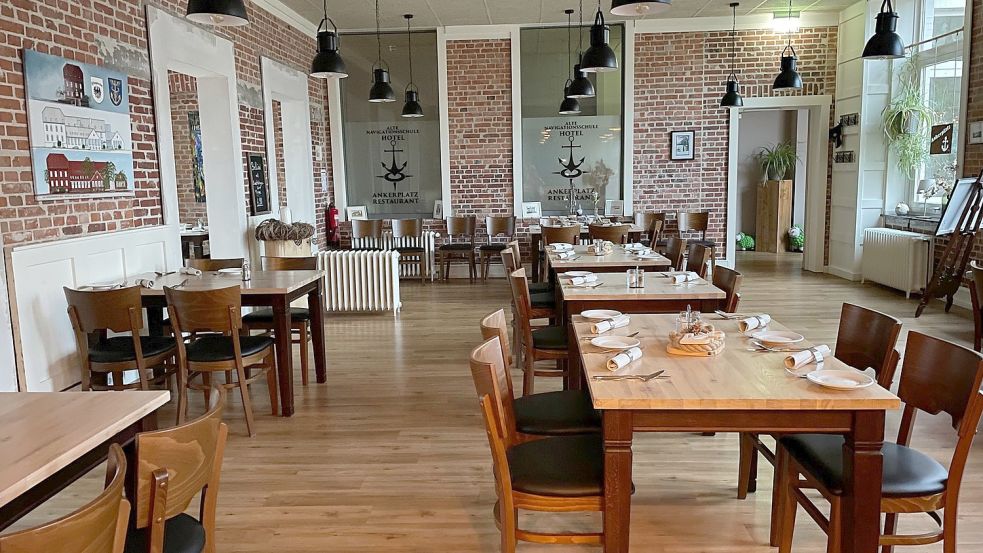 Entstanden sind Räume mit Flair. Derzeit ist das Restaurant jedoch geschlossen. Der Landkreis untersagt die Nutzung, weil Auflagen nicht erfüllt seien. Foto: Janßen