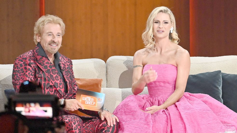 Das Moderations-Duo Thomas Gottschalk und Michelle Hunziker erfreut sich großer Beliebtheit bei den „Wetten, dass...?“-Zuschauern. Foto: imago images/Eventpress