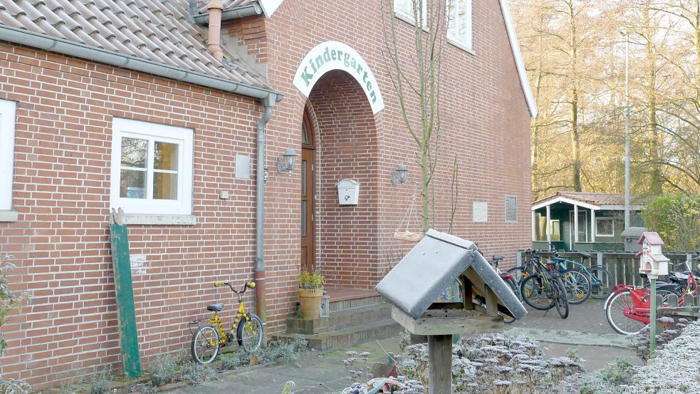 In Backemoor wird eine neue Kindertagesstätte gebaut. Zurzeit ist der Kindergaerten im Dorfgemeinschaftshaus am Groot Karkweg. Foto: Wieking