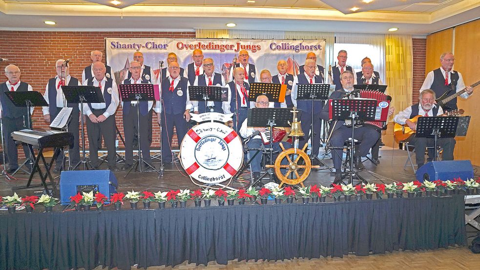 Der Shanty-Chor „Overledinger Jungs Collinghorst“ lädt zum Konzert ein. Foto: privat