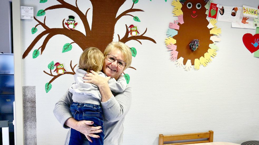 Von Anfang an dabei: Olga Buchhammer ist eine von zwei festangestellten Kindertagespflegepersonen im „Wolkentanz“. Foto: Dickerhoff