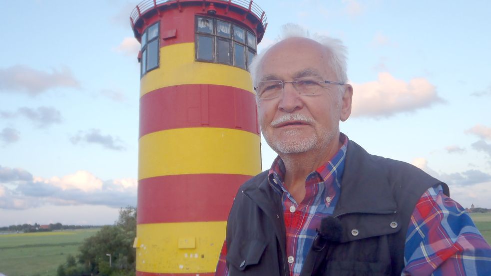 Erhard Jüsche hat sich seinen Traum erfüllt und hatte den Pilsumer Leuchtturm täglich vor Augen.