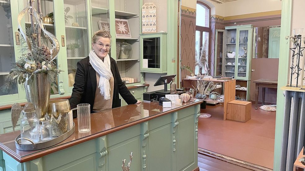 Kerstin Kramer, Vorsitzende des Vereins Werkhaus Pancratz, hofft, für das Ladengeschäft mit insgesamt knapp 40 Quadratmetern einen Mieter aus dem Handwerk zu finden. Foto: Stix