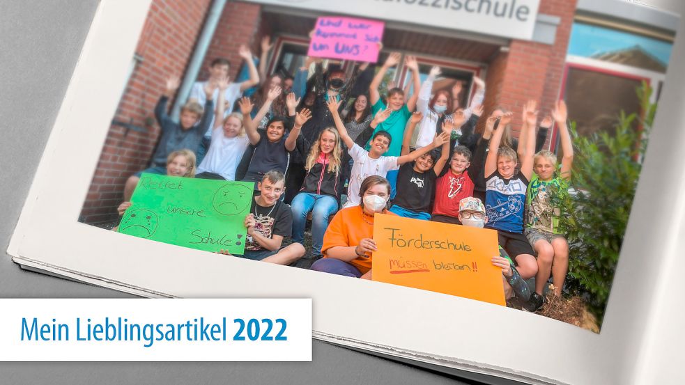 Die Schüler der Pestalozzischule sind sich einig: Förderschulen mit dem Schwerpunkt Lernen muss es auch in Zukunft geben. Foto: Ortgies