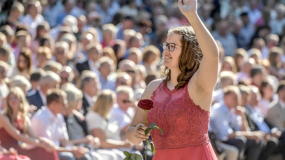 Jana Gerdes (21) aus Wiesmoor ist die 70. Blütenkönigin von Wiesmoor. Foto: Archiv/Ortgies