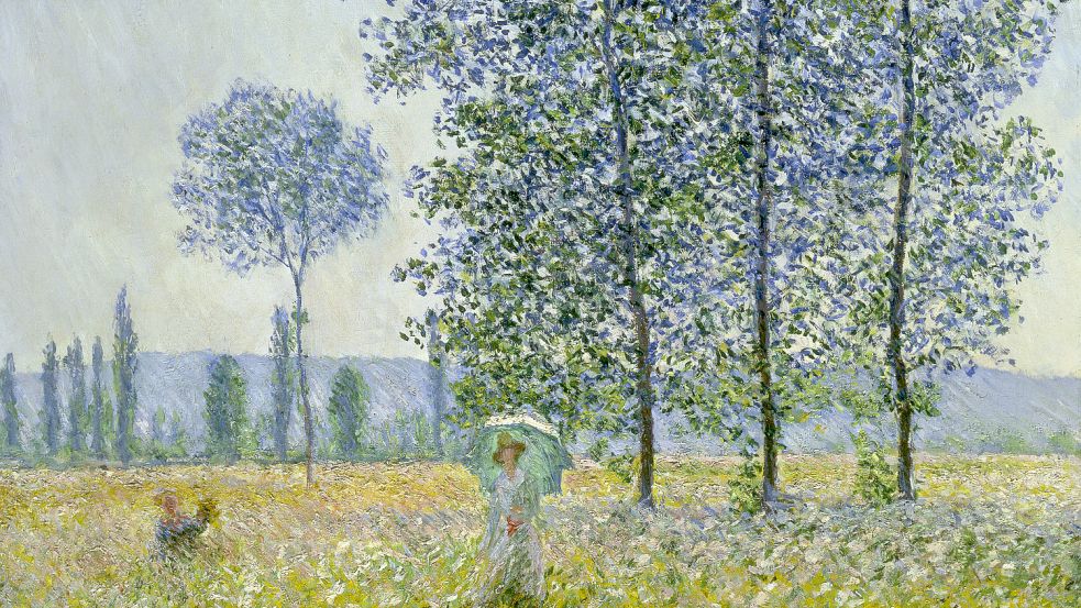 Claude Monet, Felder im Frühling, 1887 Öl auf Leinwand, 74 x 93 cm Staatsgalerie Stuttgart. Foto: Foto: ARTOTHEK