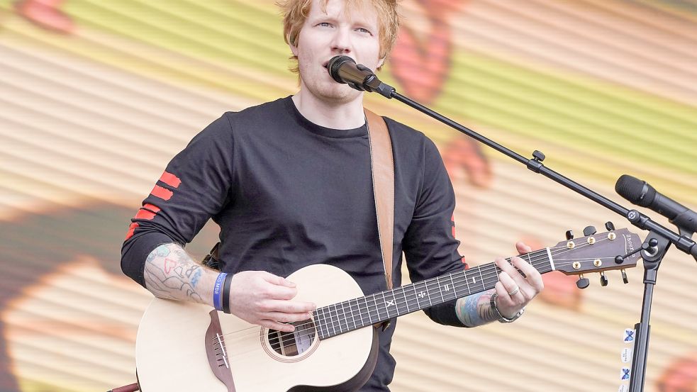 Mit seinem Song „Shape Of You“ stand der britische Musiker Ed Sheeran lange Zeit an der Spitze der meistgestreamten Songs auf Spotify. Foto: dpa/PA Wire/Ian West