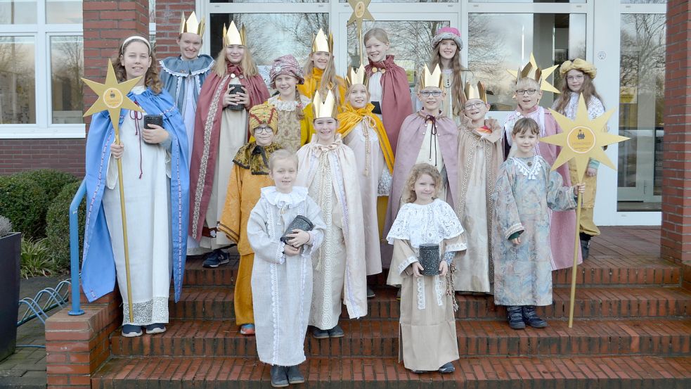 Die Sternsinger waren schon bei der ZGO. Foto: Hoppe