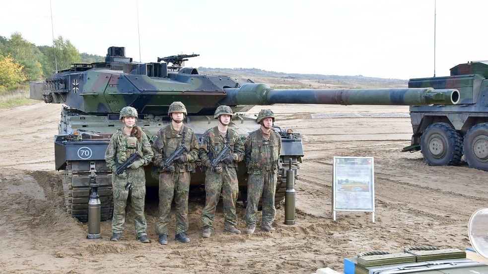 Die Ukraine wünscht sich von Deutschland die Lieferung von Leopard 2 Kampfpanzer. Foto: imago-images/Sven Eckelkamp
