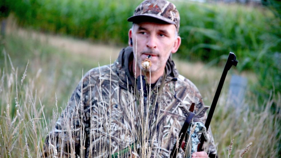 Wann immer es die Jagdzeiten zulassen, macht Landwirt Hero Schulte Jagd auf Wildgänse. Foto: Privat