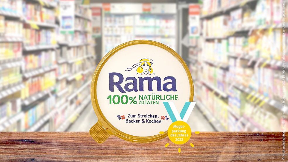 Unrühmlicher Titel: Rama ist die „Mogelpackung des Jahres 2022“. Foto: Verbraucherzentrale Hamburg