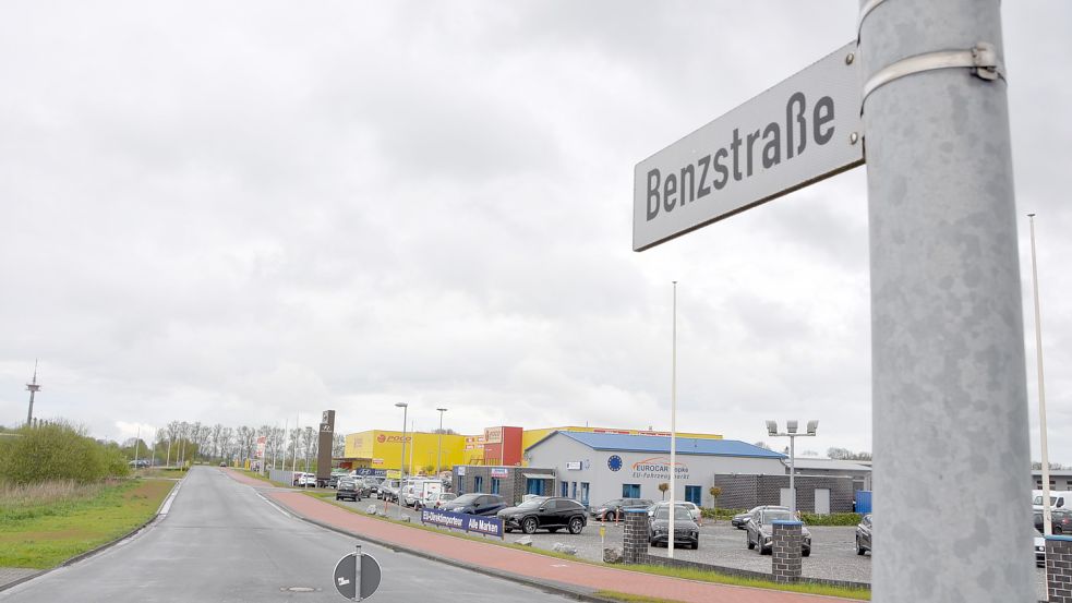 Die Erweiterung des Gewerbegebiets Benzstraße ist eines der Projekte, das die Stadt in den nächsten Jahren umsetzen will. Foto: Wolters/Archiv