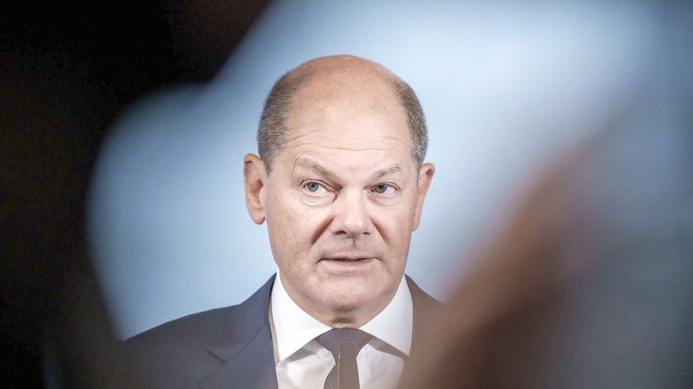 Wenn, dann so: Olaf Scholz schmiedete ein Panzer-Bündnis inklusive der USA. Foto: Kappeler/DPA