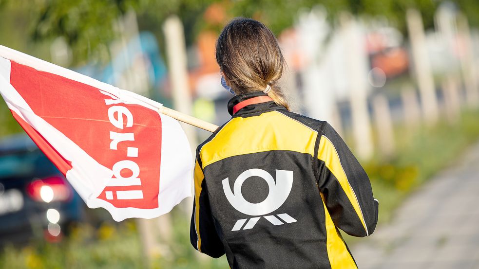 Wie angekündigt, ruft Verdi auch in dieser Woche zum Streik bei der Post auf. Foto: dpa/Moritz Frankenberg