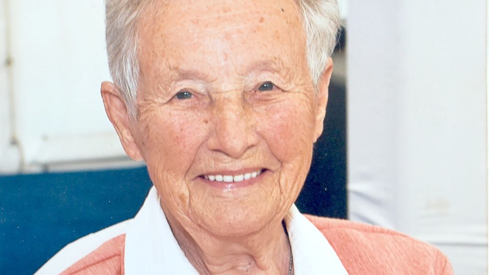 Gesine Baumann ist die älteste Einwohnerin in Neermoor. Foto: privat