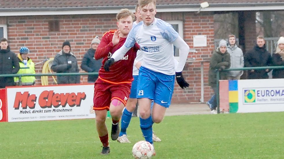 Marek Akkermann und Papenburg zeigten eine gute Leistung. Foto: Reemts