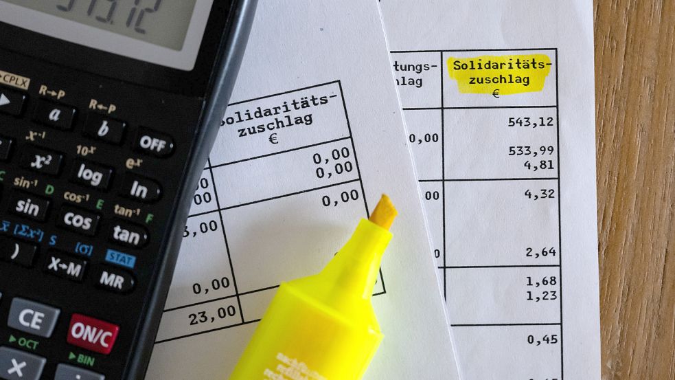 Der Bundesfinanzhof hat entschieden: Der Solidaritätszuschlag ist derzeit rechtens. Foto: Sven Hoppe/dpa