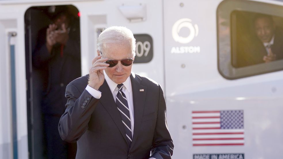 Klares Nein zu Kampfjets: US-Präsident Joe Biden. Foto: Harnik/AP/dpa