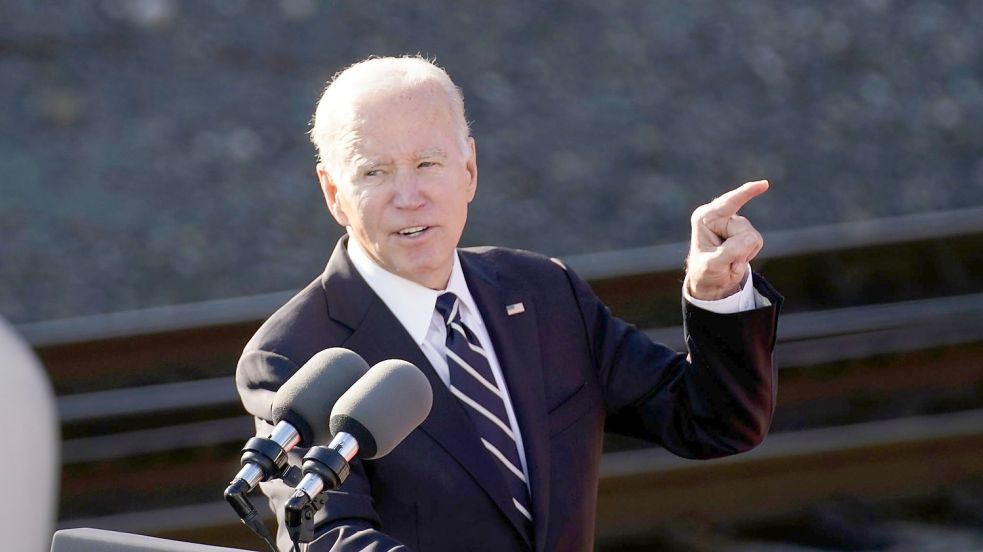 Will keine US-Kampfjets an die Ukraine liefern: US-Präsident Joe Biden. Foto: Andrew Harnik/AP/dpa