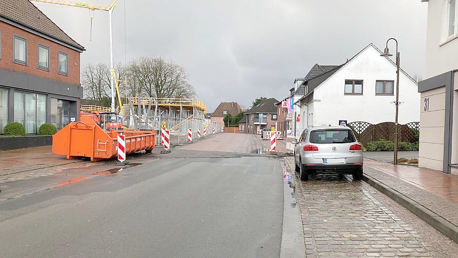 Die Ausbauarbeiten an der Kirchstraße werden wieder aufgenommen. Foto: Stadt Friesoythe