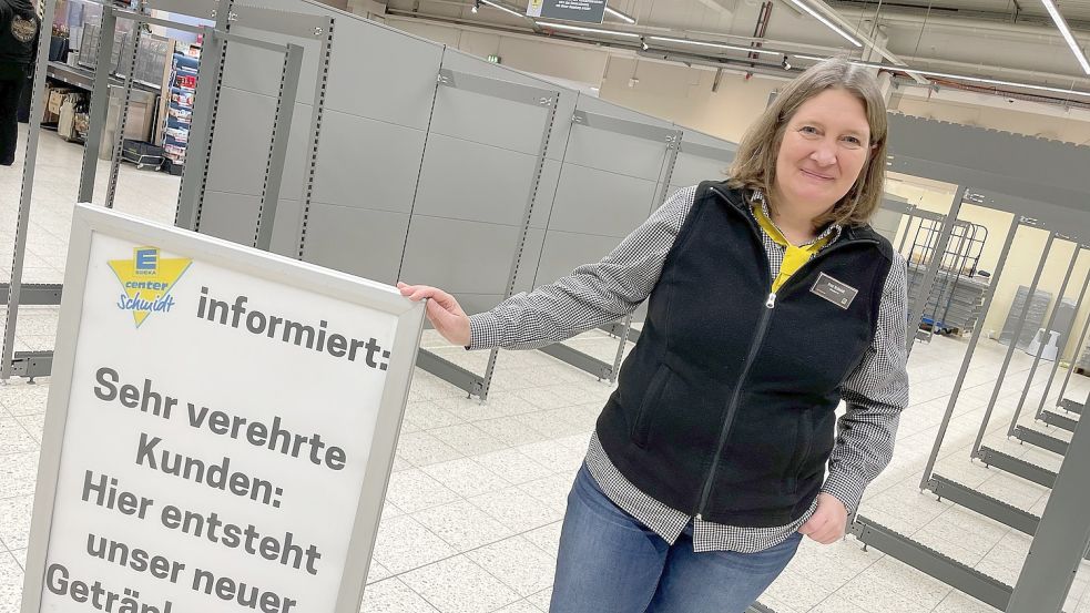 Der E-Center von Franziska Schmidt wird derzeit renoviert. Foto: Hellmers