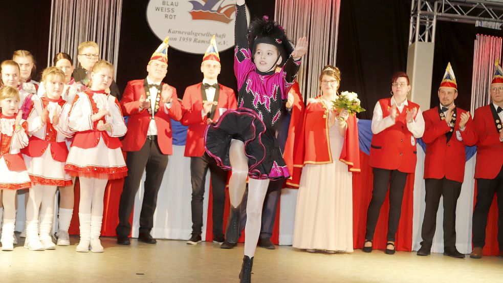 Samira Mählenhoff tanzte extra für ihren für ihren Patenonkel, den Prinzen Frank Fresenborg.
