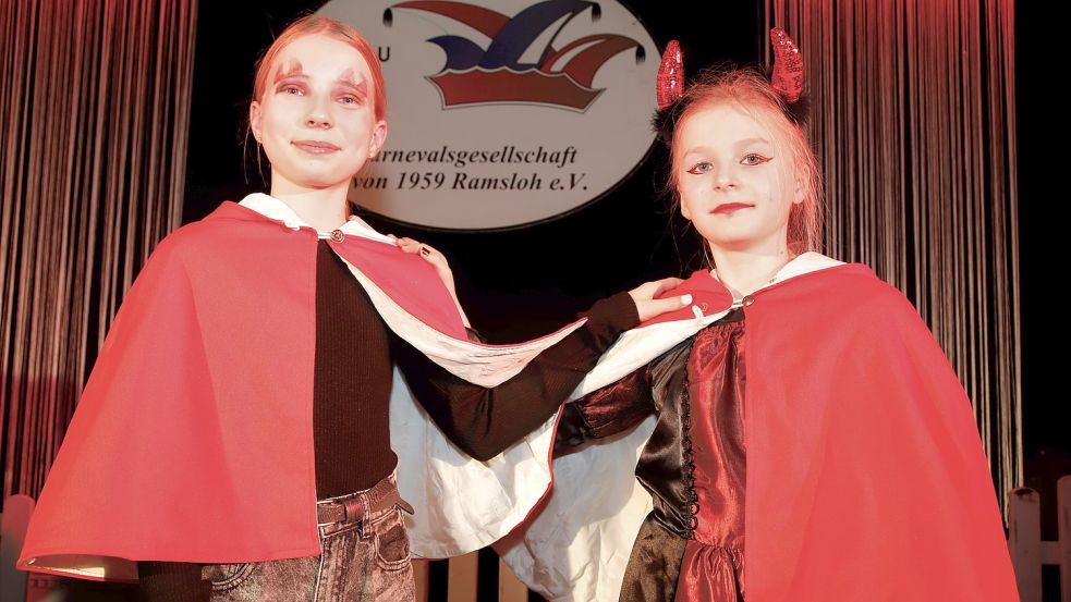 Das neue Kinderprinzenpaar Ida Kramer (links) und Ida Lindemann.
