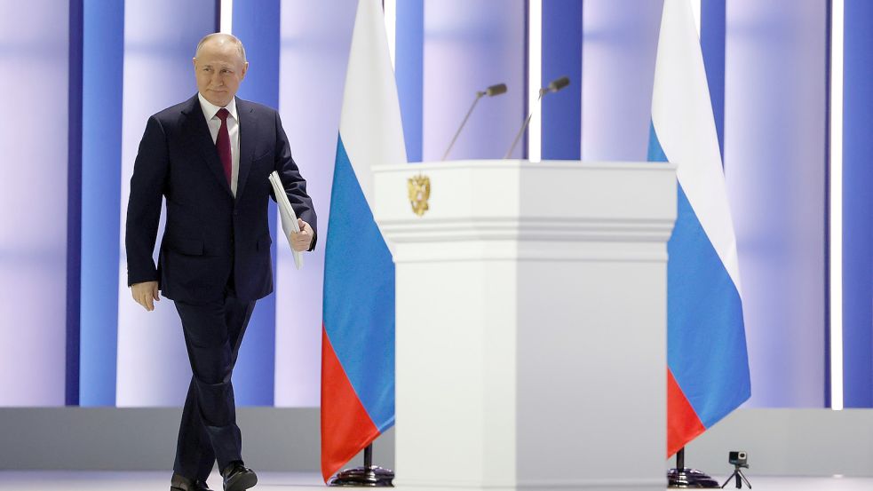 Will die russische Armee modernisieren: Präsident Wladimir Putin. Foto: picture alliance/dpa/Sputnik/Kreml Pool/AP/Dmitry Astakhov