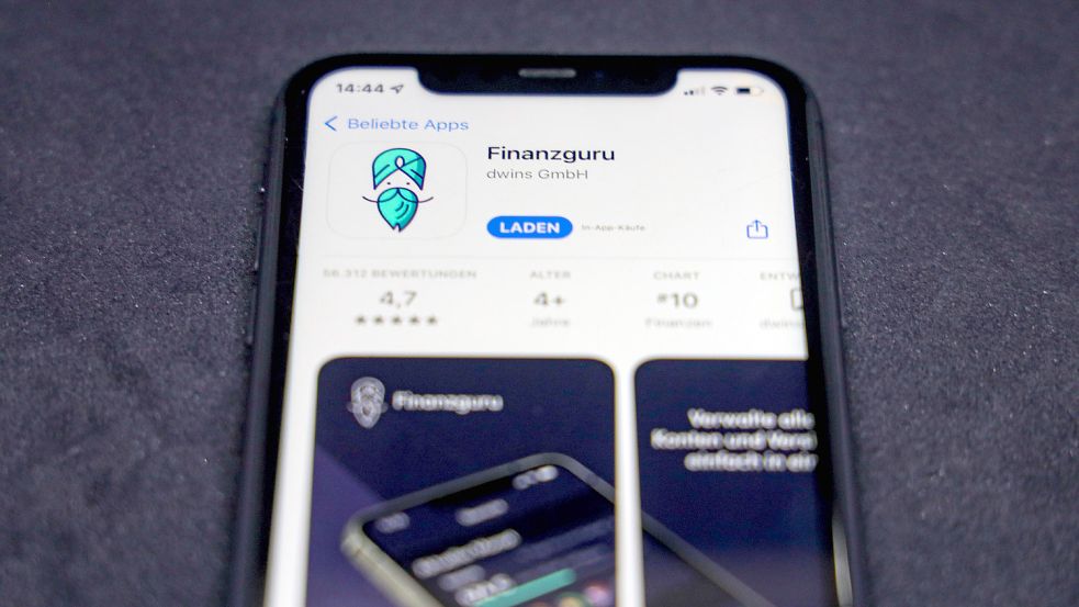 Die „Finanzguru“-App ist eine von mehreren Anbietern am Markt. Foto: imago-images/Rüdiger Wölk