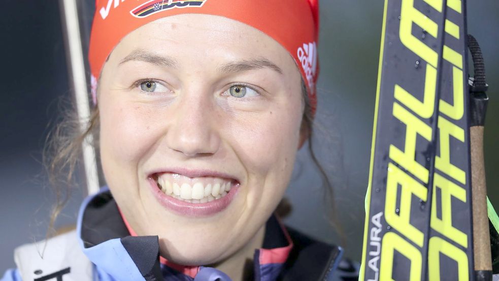 Laura Dahlmeier Foto: Friso Gentsch/dpa