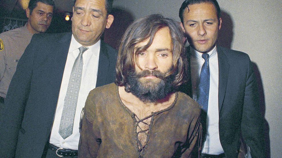 Der Sektenführer Charles Manson wurde 1969 festgenommen. Er starb 2017 im Gefängnis. Foto: dpa/AP/Uncredited
