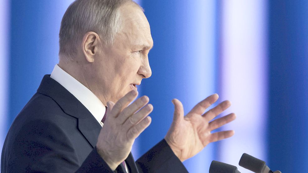 Russlands Präsident Wladimir Putin. Foto: Pool Sputnik Kremlin/AP