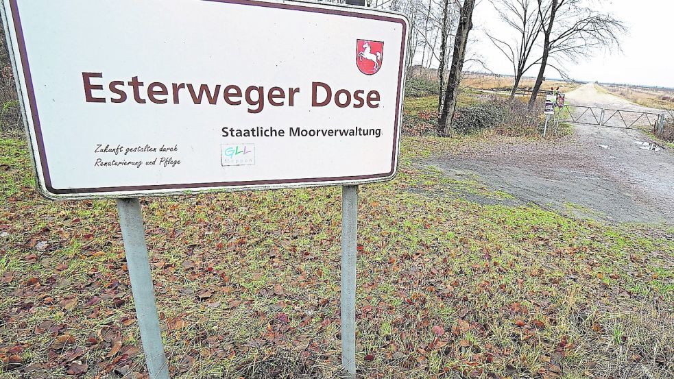 Eines der größten Schutzgebiete ist die Esterweger Dose. Foto: Moormann