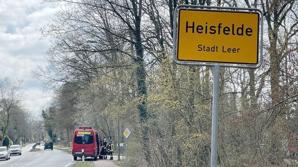 Zahlreiche Kräfte waren in Heisfelde im Einsatz. Foto: Nording