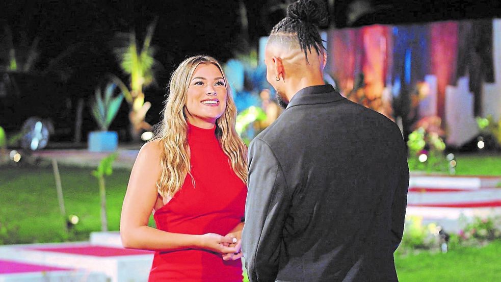 Fußballerin Maike Ruten aus Niederlangen konnte Bachelor David Jackson nicht von sich überzeugen. Foto: RTL+