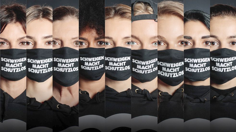 Deutliches Signal: Für seine bundesweite Kampagne „Mach dich laut“ gegen Gewalt an Frauen konnte der „Weiße Ring“ auch auf prominente Unterstützung zählen. Foto: Viktor Strasse/Photography