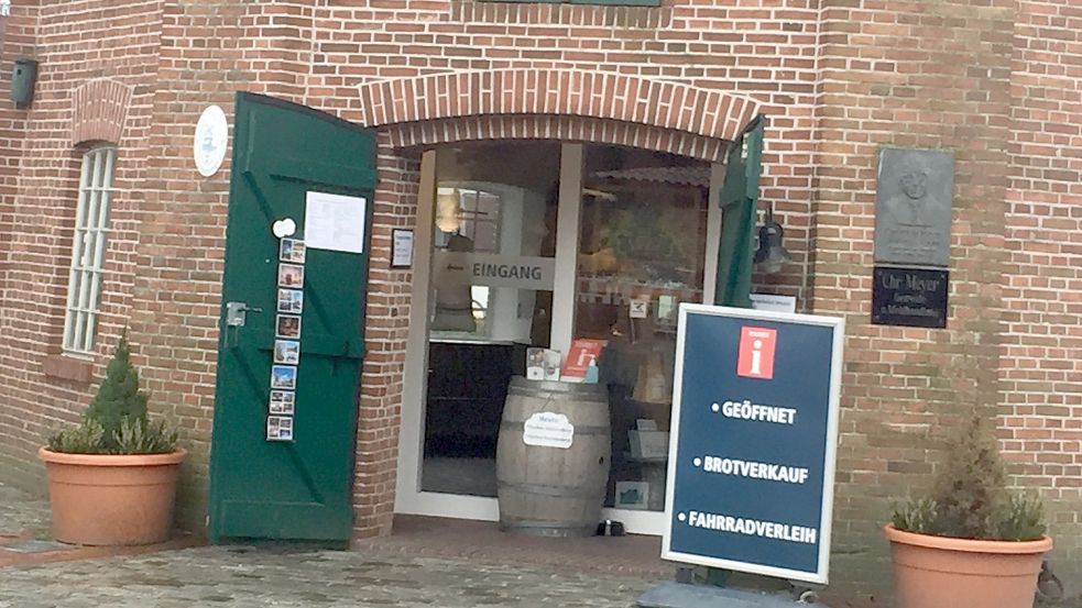 Nur noch wenige Tage wird die Tourist-Info in Meyers Mühle in Papenburg ansässig sein. Foto: Schade