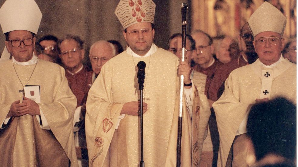 Am 26. November 1995 war die Amtseinführung von Bischof Franz-Josef Bode. Foto: NOZ/Archiv