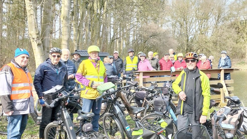 30 Kilometer lang war die Auftakttour durch das Saterland. Von Ramsloh aus ging es nach Sedelsberg und wieder zurück. Foto: Privat