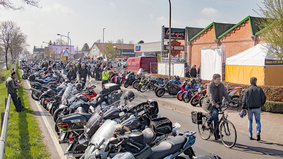 Tausende Motorradfahrer werden wieder zum Frühlingstreff erwartet. Foto: Heino Fecht