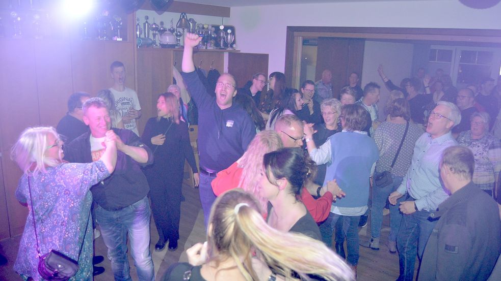 Prächtige Stimmung herrschte auf der Party. Foto: Weers