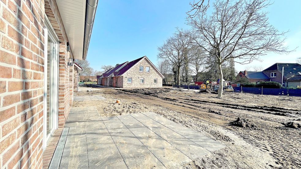 Die Wohnanlage „Dr. Cassens Garten“ ist schon so gut wie fertig. Foto: Dübbelde Immobilien