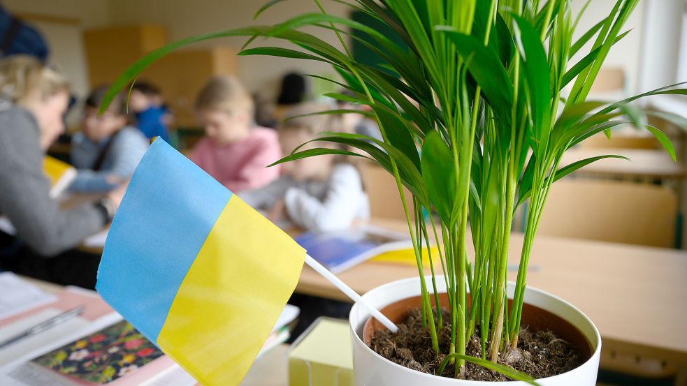 In Deutschland werden rund 200.000 ukrainische Kinder in Schulen unterrichtet, die vor dem Krieg geflohen sind. Lehrer berichten von Problemen im Unterricht. Foto: dpa