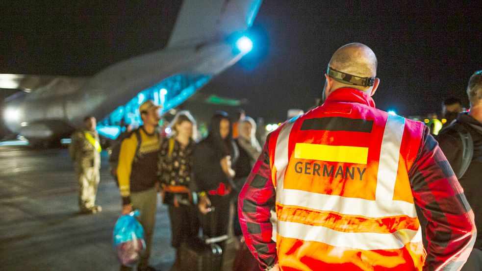 Die Luftwaffe evakuiert Bundesbürger aus dem Sudan Foto: dpa/Jana Neumann