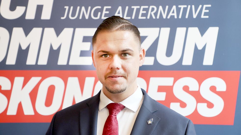 Hannes Gnauck ist Vorsitzender der AfD-Jugendorganisation „Jungen Alternative“. Seine Organisation wird vom Verfassungsschutz als offen rechtsextrem eingestuft. Foto: Bodo Schackow