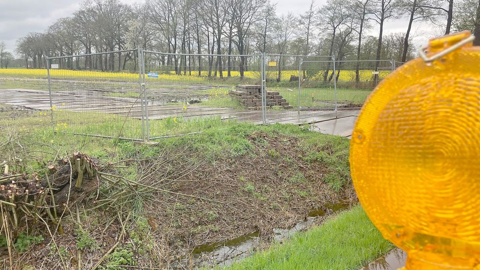 Erste Plätze für die Arbeiten wurden eingerichtet. Foto: Kierstein
