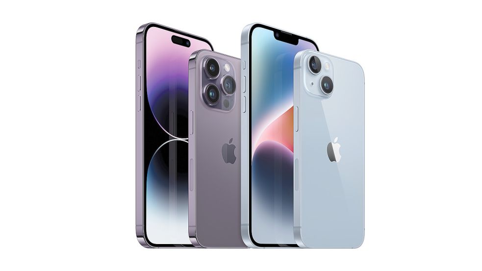 Apples iPhone-15-Modelle werden optisch der Reihe der iPhone 14 ähneln - doch natürlich wird es auch in diesem Jahr Veränderungen und Neuerungen geben. Foto: dpa/Apple Inc.