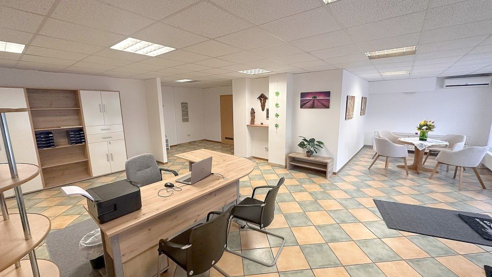 Das neue Büro in Scharrel ist hell und modern eingerichtet. Foto: Ulpts-Möhlmann